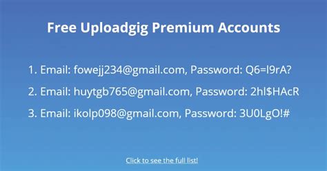 UploadGIG.com – Premium Account.